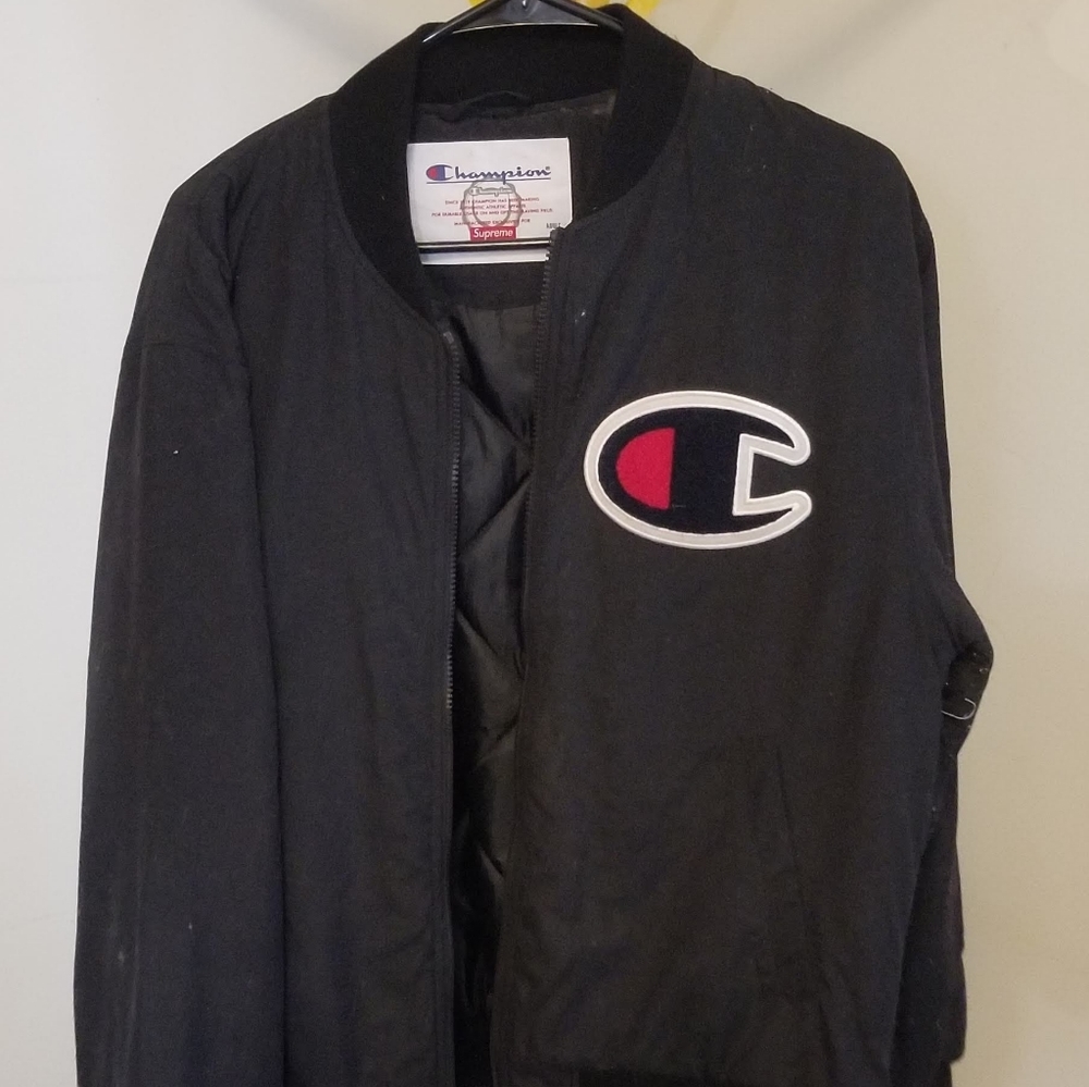 Champion X Supreme blocked jacket